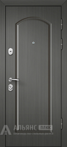 Дизайнерская входная дверь для квартиры №18 внешняя - фото