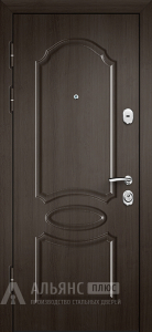 Классическая входная дверь для офиса с молдингом №47 внутренняя - фото