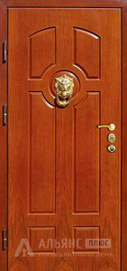 Железная дверь надежной конструкции одностворчатая №19 внутренняя - фото