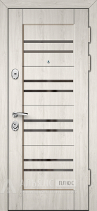 Взломостойкая дверь лабиринт с броненакладкой №12 внешняя - фото