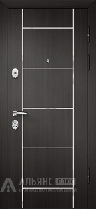 Толстая металлическая дверь браво для повышенной безопасности №48 внешняя - фото