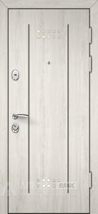 Заводская дверь Нео лайн под покраску в оттенок Сосна Вайт №9 внешняя - фото
