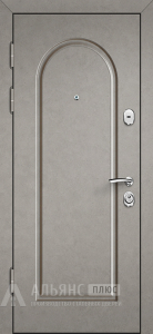 Входная дверь грунтовая с молдингом №53 внутренняя - фото