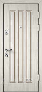 Утепленная дверь с базальтовой плитой №39 внешняя - фото