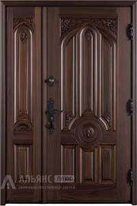 Морозостойкая уличная дверь для коттеджа №18 внешняя - фото