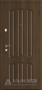 Входная уличная дверь в квартиру Венге с усиленными петлями №3 внешняя - фото