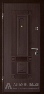Входная дверь венге для открывания внутрь №6 внутренняя - фото