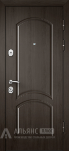 Металлическая дверь Антрацит №40 внешняя - фото