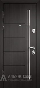 Классическая венге дверь с молдингом №56 внутренняя - фото