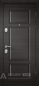 Классическая входная трехконтурная дверь с терморазрывом №27 внешняя - фото