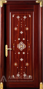 Дверь повышенной прочности для загородного дома №13 внешняя - фото